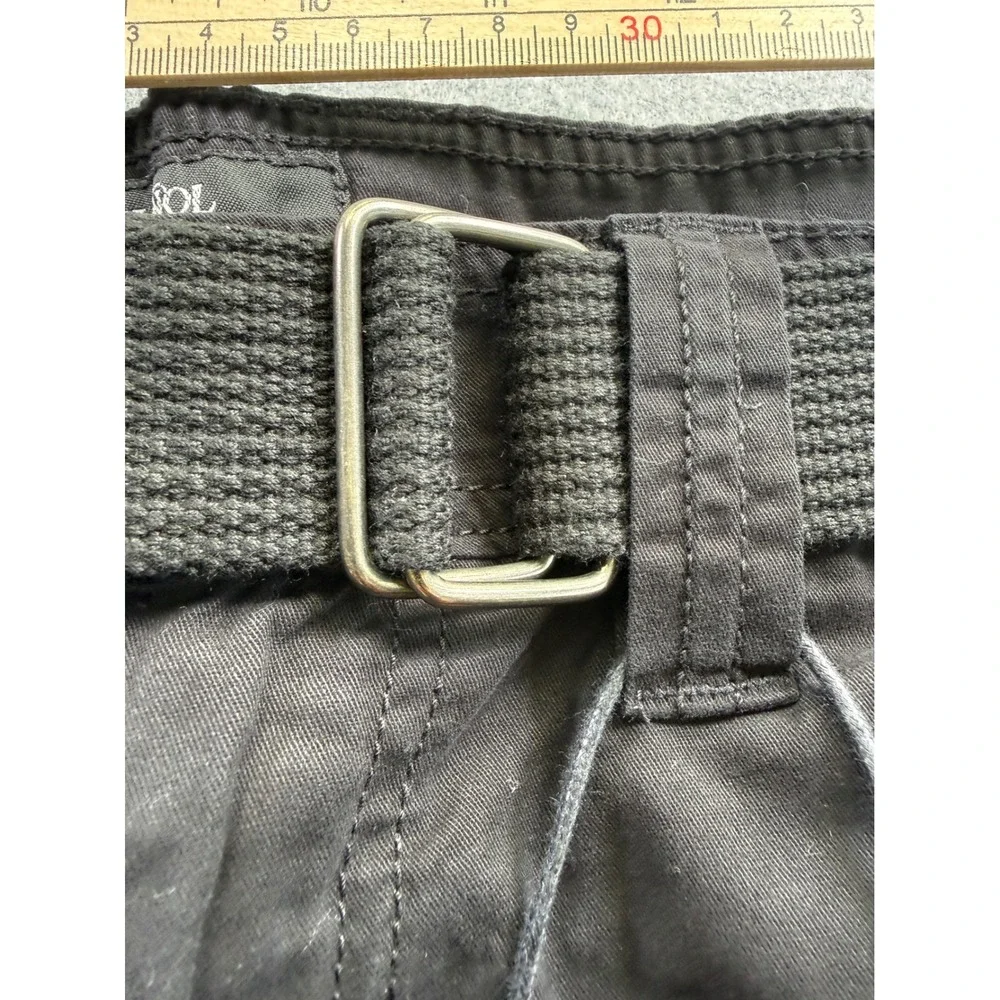 Ethanol Cargo Pants Mens 36 Black Relaxed Fit 6 Pocket Tactical Work Trousers